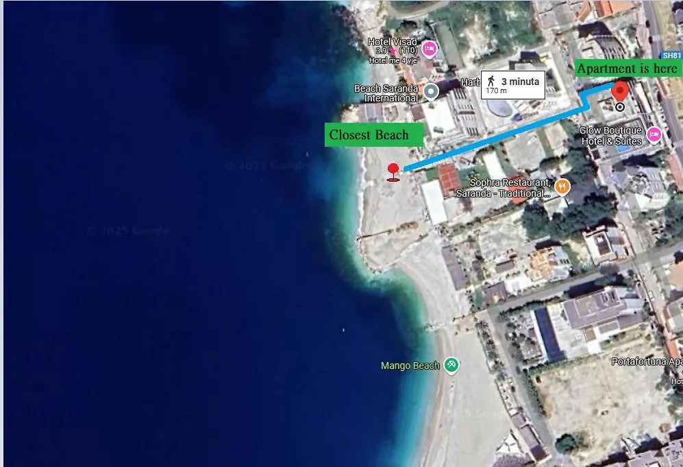 4 Seasons Sea View Apartment Saranda